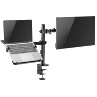 LogiLink Support décran et dordinateur portable, noir