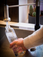 APS Trinkflasche, aus Glas, 0,55 Liter, transparent