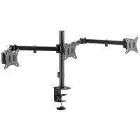 LogiLink Support triple écran, longueur bras: 658 mm, noir