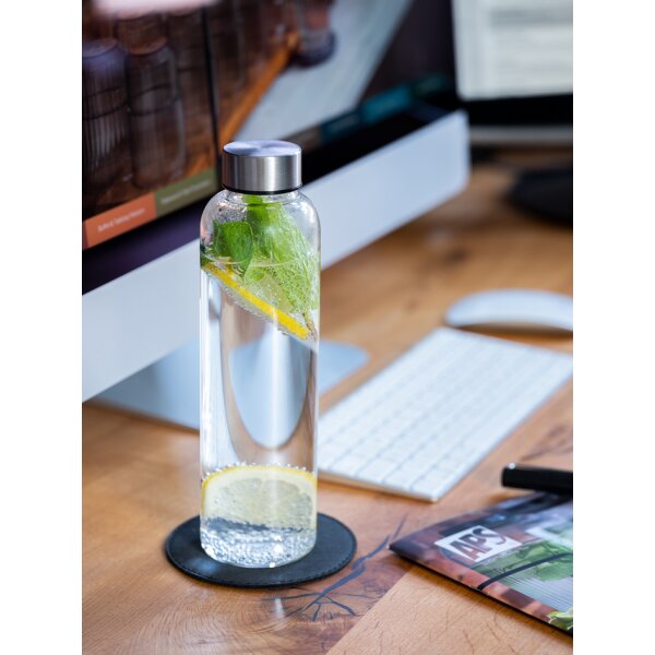 APS Gourde EVERFILL, en verre, 1 litre, transparent