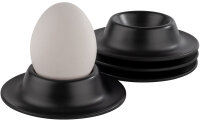APS Eierbecher, aus Melamin, schwarz, 4er Set