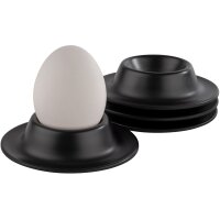 APS Eierbecher EGGY, aus Melamin, schwarz, 4er Set