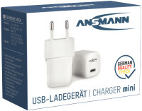 ANSMANN Chargeur USB Home Charger HC120PD-mini, 1x USB-C