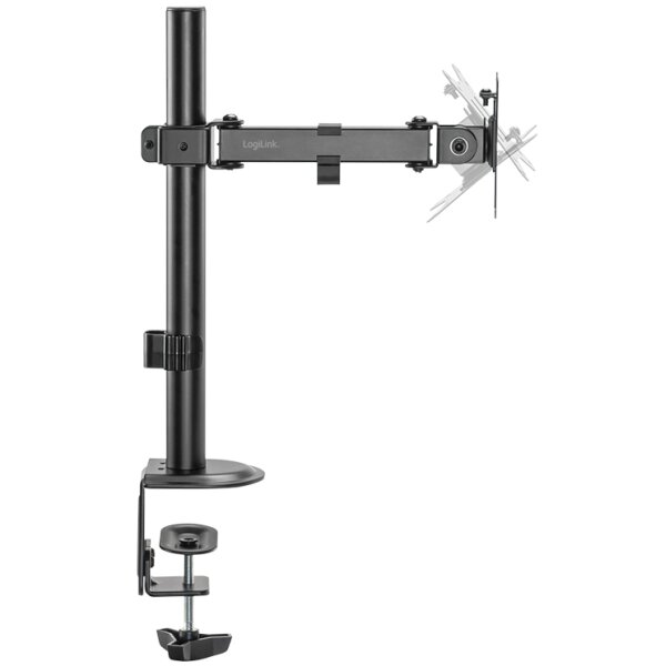 LogiLink Support décran, longueur du bras: 200 mm, noir