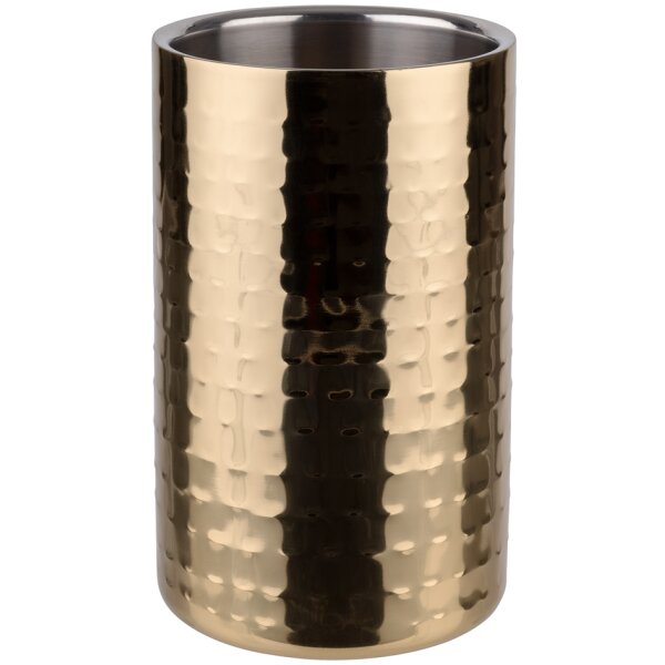 APS Seau à bouteille GOLD, inox, doré
