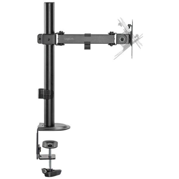 LogiLink Support décran, longueur du bras: 376 mm, noir