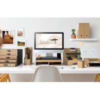 Oxford Organiseur de bureau Savana, en carton, naturel