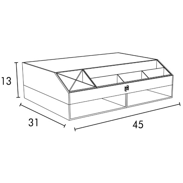Oxford Support pour écran Savana, en carton, naturel