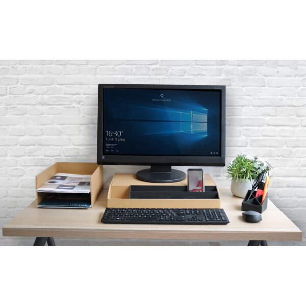 Oxford Support pour écran Savana, en carton, naturel