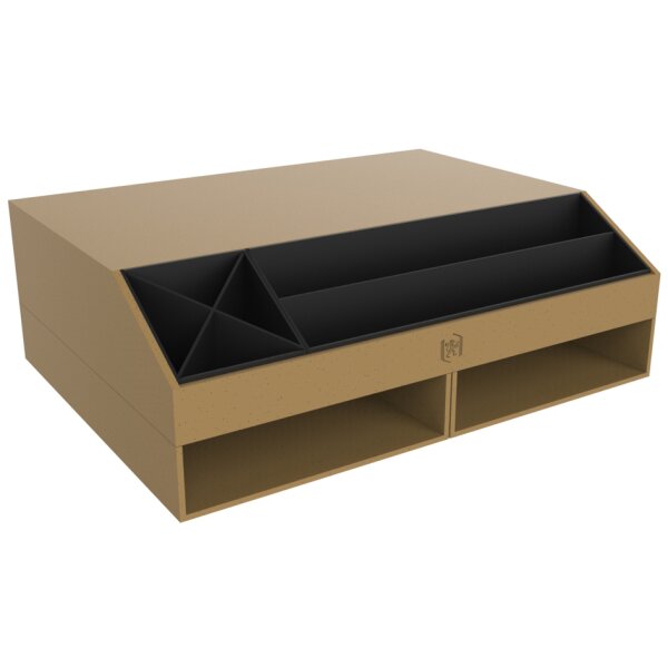 Oxford Support pour écran Savana, en carton, naturel