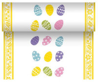 PAPSTAR Chemin de table pour Pâques Coloured Eggs