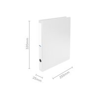 BIELLA Ringbuch Viria 3cm 15140301U 2 Ringe weiss A4