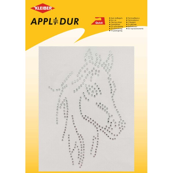 KLEIBER Application strass XL Couronne, 135 x 145 mm