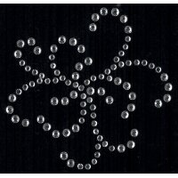 KLEIBER Application strass Papillon, 55 x 60 mm
