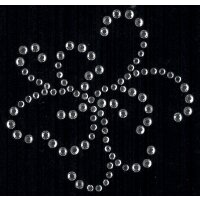 KLEIBER Application strass Fleur fantaisie 1