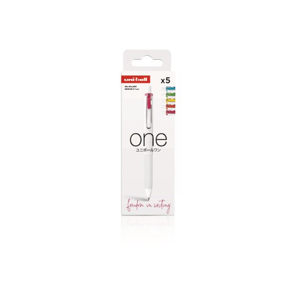 UNI-BALL Gel-Roller ONE 0.7mm UMNS/07/5 PF neon colors