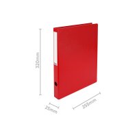 BIELLA Ringbuch Viria 3cm 15140345U 2 Ringe rot A4