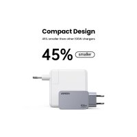 UGREEN USB Wallcharger Nexode Pro 25874 100W, 3-Port,PD,GaN w.Cable