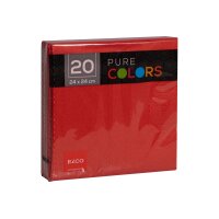 ELCO Serviette Zelltuch 24x24cm PC234020-020 3-lagig, rot...