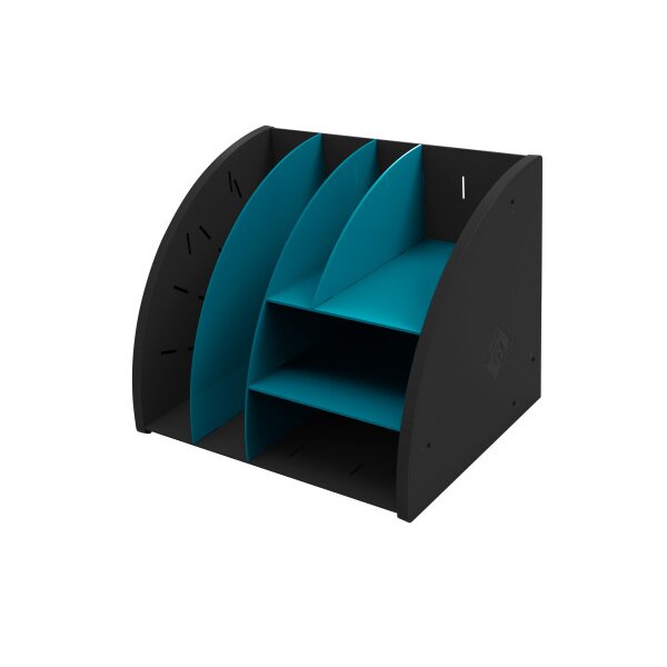 EXACOMPTA Organiseur de bureau NeoDeco 394505D noir/bleu-vert