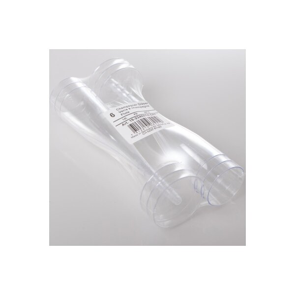 ELCO Champagner-Glas 1dl 23400140-041 glasklar, 6Stk.