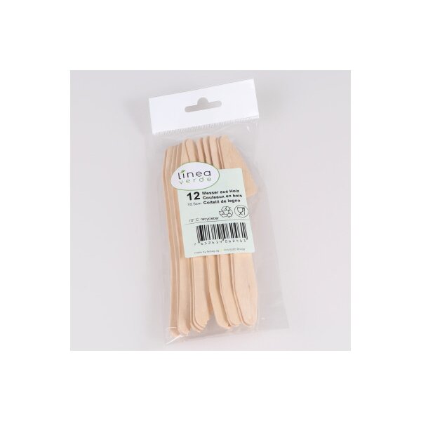 ELCO Couteaux en bois 55540012-079 marron, 12pcs.