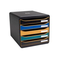EXACOMPTA Schubladenbox NEO DECO A4+ 309505D Big Box, 5...