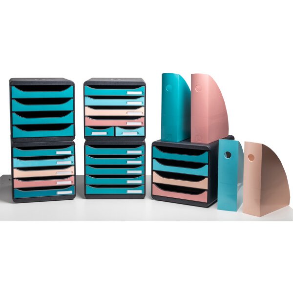 EXACOMPTA Stehsammler SKANDI A4+ 18238D Mag Cube, altrosa