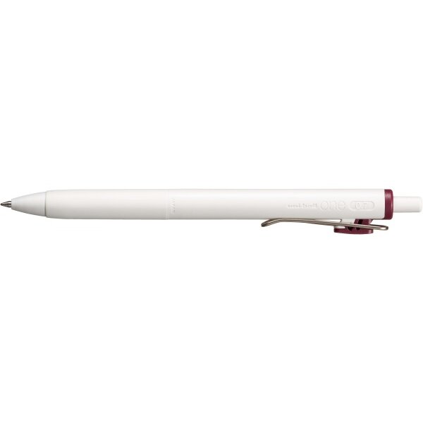 UNI-BALL Gel-Roller ONE 0.7mm UMN-S-07 BOR bordeaux-schwarz