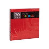 ELCO Serviette Zelltuch 33x33cm PC334020-020 3-lagig, rot...