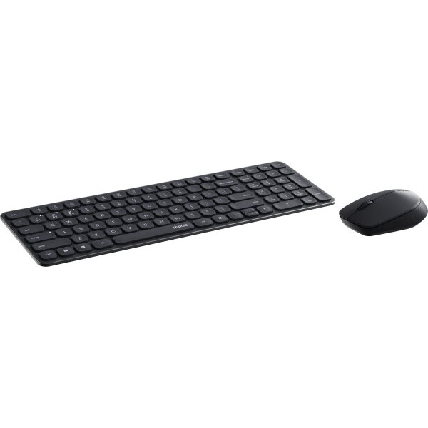 RAPOO 9310M Ultraslim Deskset 12630 Wireless, Multimode,Black