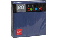 ELCO Serviettes tissue 24x24cm PC234020-465 3 plis, bleu...