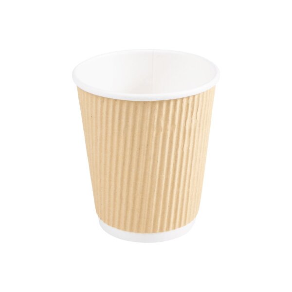 ELCO Coffee to Go Becher 2dl 89221800-097 braun, gerippt, 10Stk.