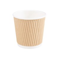 ELCO Coffee to Go Becher 1dl 89220100-097 braun, gerippt,...