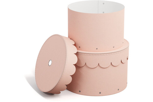 BIGSO BOX OF SWEDEN Boîte de rangement Wilma 988252107 dusty pink 2er-Set