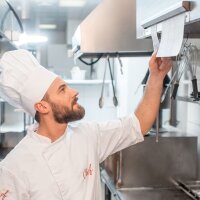 HYGOSTAR Rail daffichage Catch-ball-System Notebord, rouge