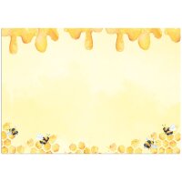 RNK Verlag Sous-mains en papier Honey, uni