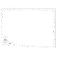 RNK Verlag Sous-mains en papier Honey, uni