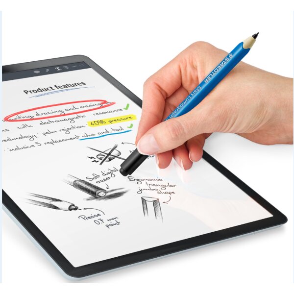 STAEDTLER Stylet numérique Mars Lumograph jumbo