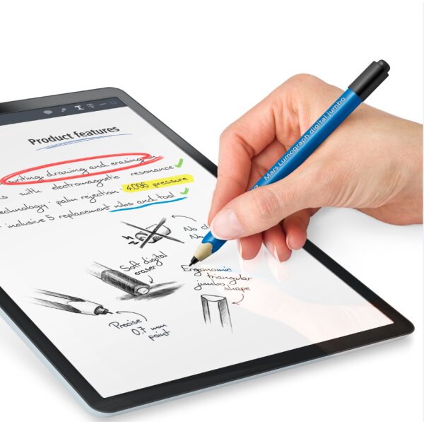 STAEDTLER Stylet numérique Mars Lumograph jumbo