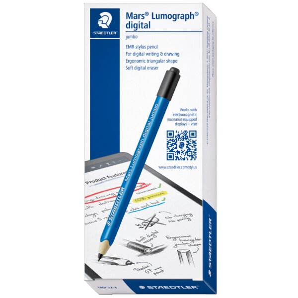 STAEDTLER Stylet numérique Mars Lumograph jumbo