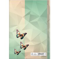 RNK Verlag Carnet de notes Papillon, A5, 96 feuilles
