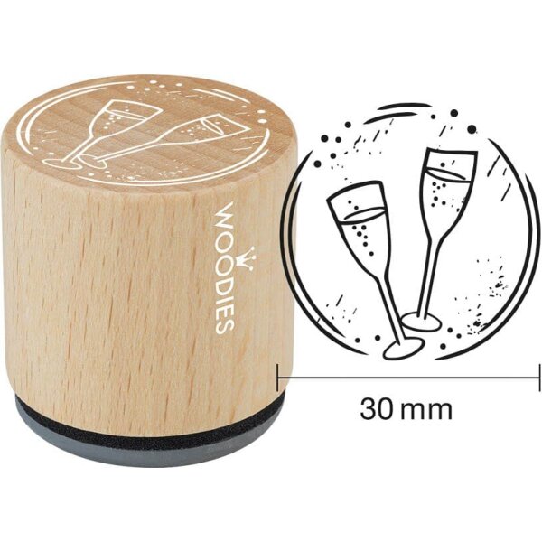 COLOP Tampon à motif Woodies auto avec boîtes de conserve