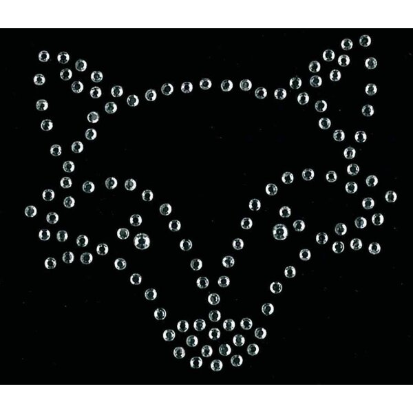 KLEIBER Application strass Renard, 65 x 60 mm