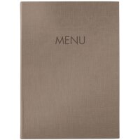 sigel Chemise pour menu MENU, A4, anthracite
