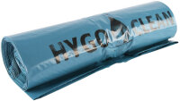 HYGOCLEAN Sac poubelle, 240 litres, en LDPE, bleu