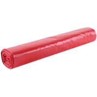 HYGOCLEAN Sac poubelle Eco, 120 litres, en LDPE, rouge