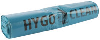 HYGOCLEAN Sac poubelle, 70 litres, en LDPE, bleu