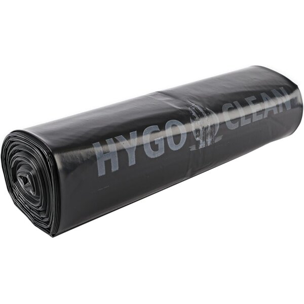 HYGOCLEAN LDPE-Müllsäcke Premium, 120 Liter, 80 my, schwarz