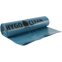 HYGOCLEAN Sac poubelle, 120 litres, en LDPE, bleu